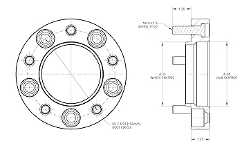 Amazon.com: Spidertrax Wheel Space For Thundar Whs023 : Toys